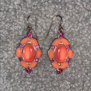 orange earrings